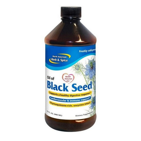 North American Herb & Spice, Black Seed Oil, 16 Oz