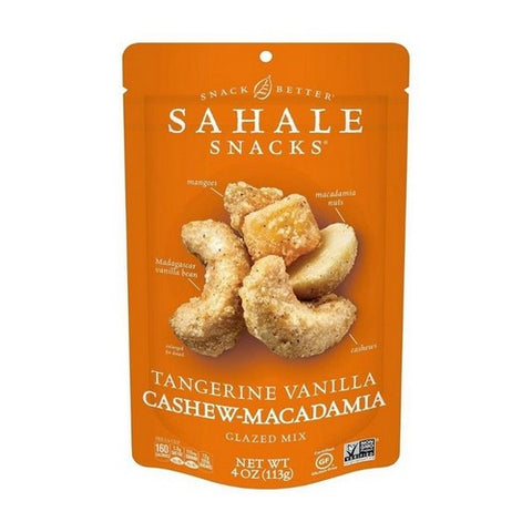 Sahale Snacks, Glazed Tangerine Vanilla Cashew Macadamia Mix, 4 Oz (Case Of 6)