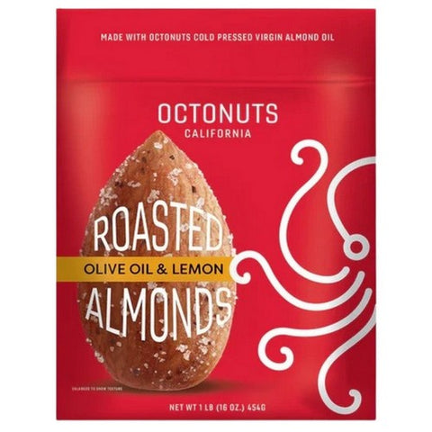 Octonuts, Almond Roasted Olive Oil Lemon, 16 Oz (Case Of 12)