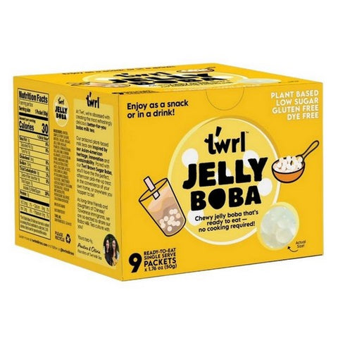Twrl Milk Tea, Crystal Boba Jelly Tea, 1.76 Oz X 6 Count (Case Of 6)