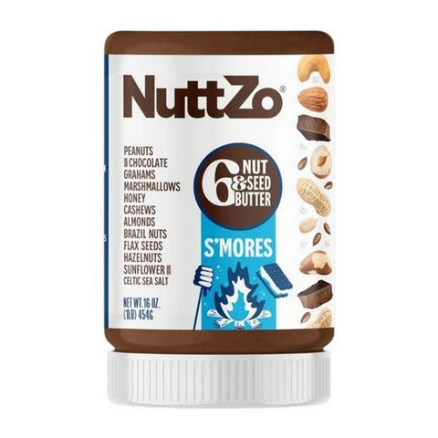Nuttzo, Limited Edition 6 Seeds And Nut S'Mores, 16 Oz (Case Of 6)