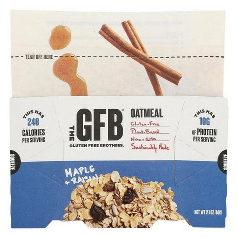 The Gfb, Maple And Raisin Power Breakfast Oatmeal, 2 Oz (Case Of 6)