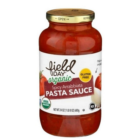 Field Day, Organic Spicy Arrabbiata Pasta Sauce, 24 Oz (Case Of 12)
