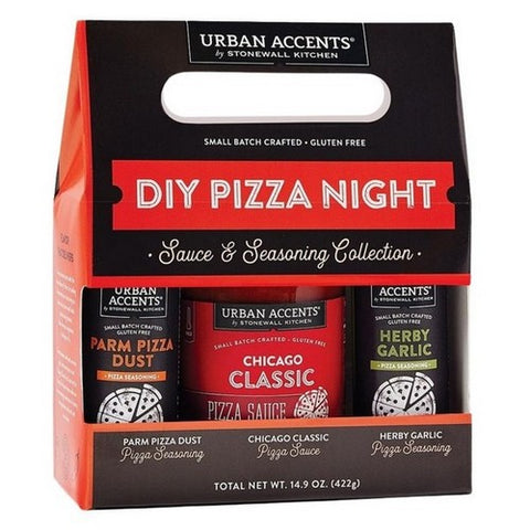 Urban Accents, Pizza Party Trio Gift Set, 14.9 Oz (Case Of 6)