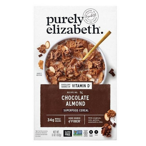 Purely Elizabeth, Superfood Chocolate Almond, 11 Oz (Case Of 6)