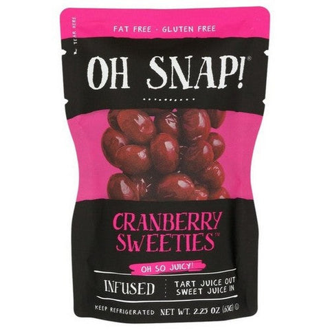 OhSnap!, Infused Cranberry Sweeties, 2.25 Oz (Case Of 12) OhSnap!
