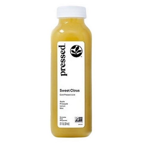 Pressed Juicery, Sweet Citrus Cold Pressed Juice, 12 Oz (Case Of 6)