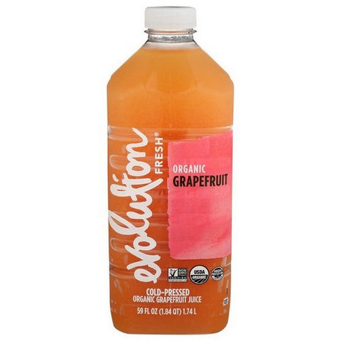 Evolution Fresh, Organic Grapefruit Juice, 59 Oz (Case Of 4)