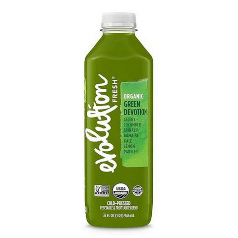 Evolution Fresh, Fresh Organic Green Devotion Multiserve, 32 Oz (Case Of 6)
