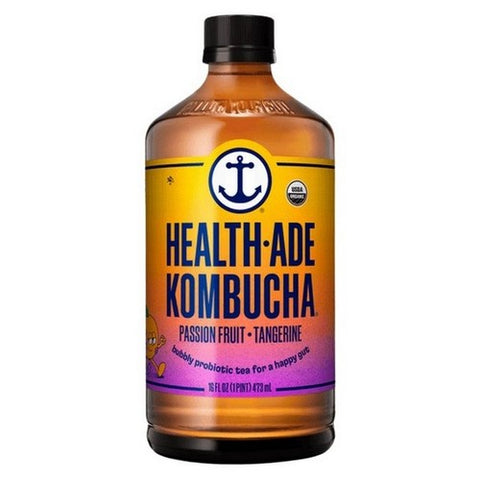 Health-Ade, Passionfruit Tangerine Kombucha, 16 Oz (Case Of 12)
