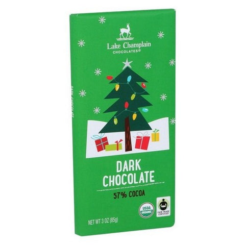 Lake Champlain, Organic Bar Dark Chocolate 57% Cocoa, 3 Oz (Case Of 12)