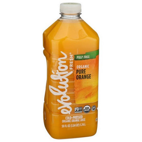 Evolution Fresh, Fresh Pro Pulp Free Cold Pressed Orange Juice, 59 Oz (Case Of 4)