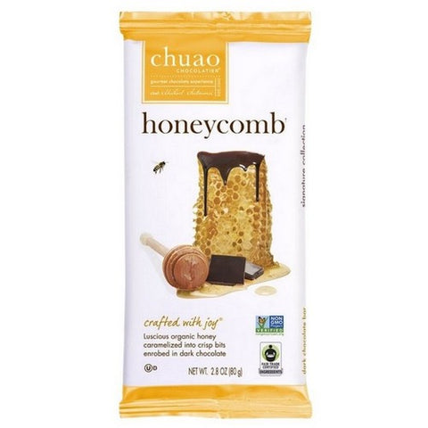 Chuao Chocolatier, Honeycomb Chocolate Bar, 2.8 Oz (Case Of 12)