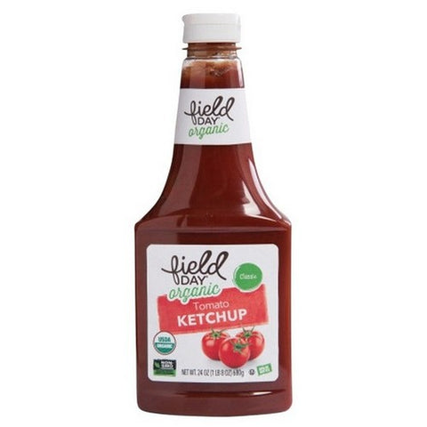 Field Day, Organic Tomato Ketchup, 24 Oz (Case Of 12)
