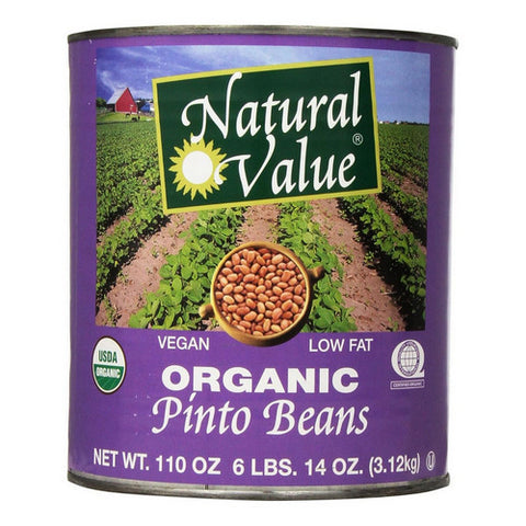 Organic Pinto Beans 108 Oz (Case Of 6) by Natural Value