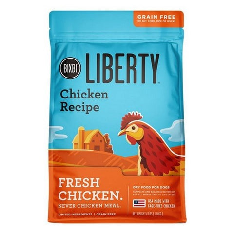 Bixbi, Chicken Recipe Dry Dog Food, 4 Lbs (Case Of 6)