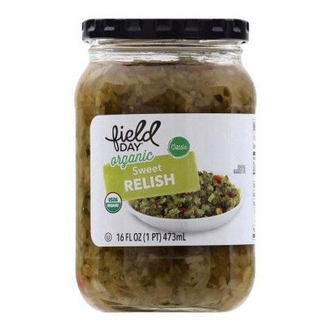 Field Day, Organic Sweet Pickle Relish, 16 Oz (Case Of 12)