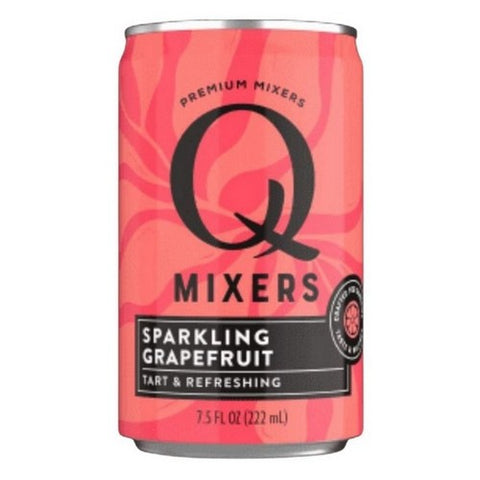 Q Drinks, Sparkling Grapefruit, 7.5 Oz X 8 Count (Case Of 6)