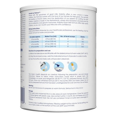 Kabrita, Goat Milk Toddler Formula 12 24 Months, 28 Oz (Case Of 6)