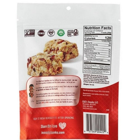 Heavenly Hunks, Cranberry White Chip Bites, 6 Oz (Case Of 6)