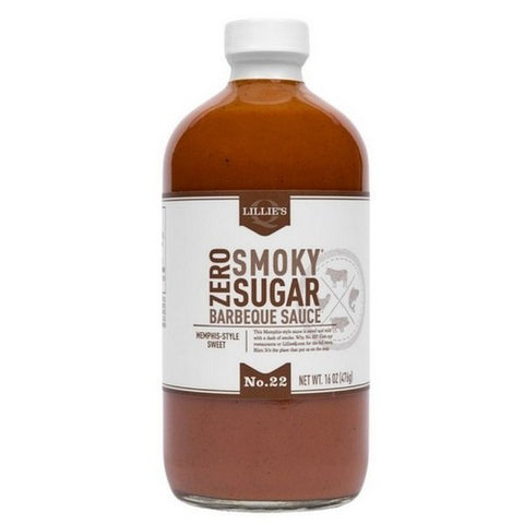 Lillies Q, Zero Sugar Smoky Barbecue Sauce, 16 Oz (Case Of 6)