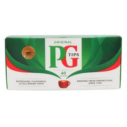 PG Tips, Tea Bags Black Natural, 40 Bags