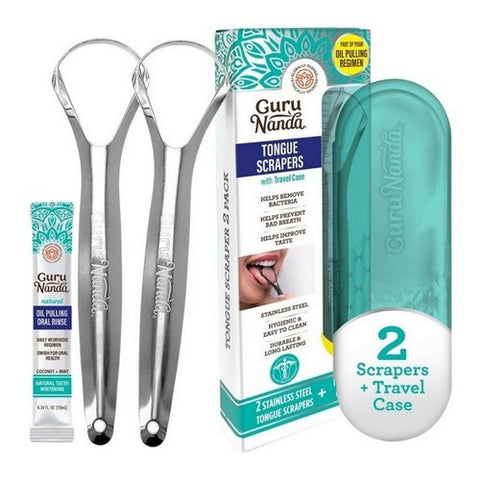 Gurunanda, Case Tongue Scrapper, 2 Count (Case Of 6)