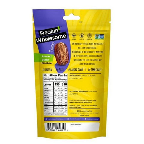 Freakin Wholesome, Dates Almond Filled, 2.54 Oz (Case Of 6)