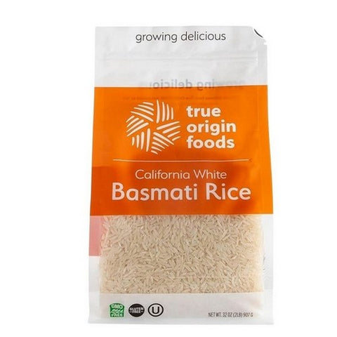 True Origin Foods, White Basmati Rice, 32 Oz (Case Of 6)