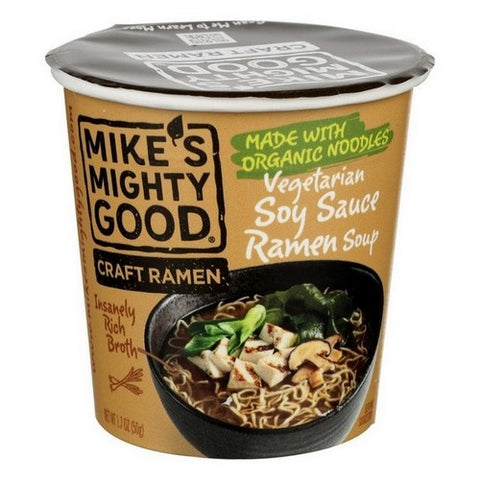 Mike's Mighty Good, Organic Vegetarian Ramen with Soy Sauce, 1.7 Oz (Case Of 6)