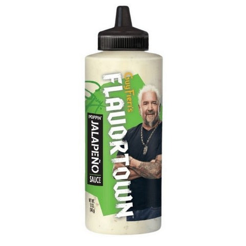Flavortown, Poppin Jalapeno Sauce, 12 Oz (Case Of 6)