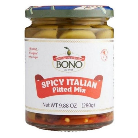 Bono, Spicy Italian Pitted Mix, 9.88 Oz (Case Of 6)