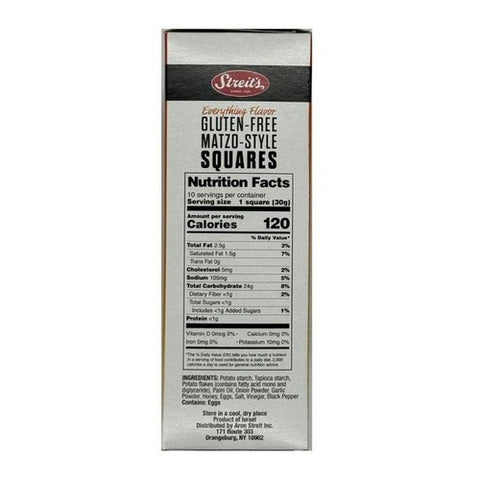 Streits, Everything Matzos, 10 Oz (Case Of 12)