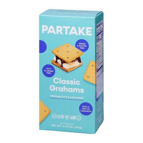 Partake Foods, Classic Graham Crackers, 6.75 Oz (Case Of 6)