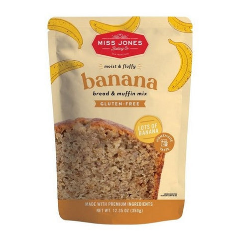 Miss Jones Baking Co, Bread And Muffin Mix Banana, 12.35 Oz (Case Of 6)