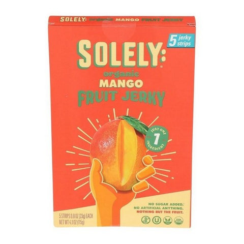 Solely, Mango Fruit Jerky, 4.1 Oz (Case Of 6)