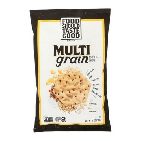 Food Should Taste Good, Tortilla Chips Multigrain, 11 Oz (Case Of 12)