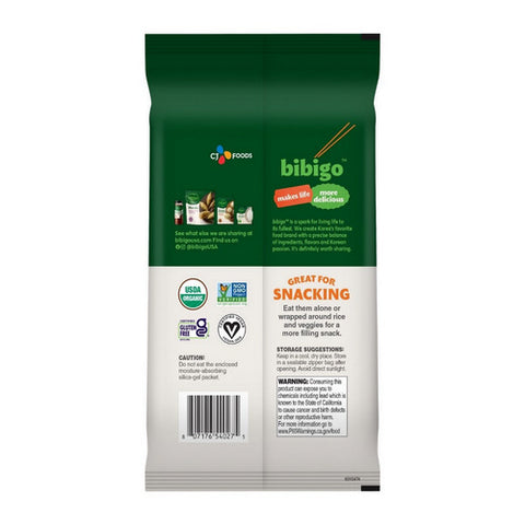 Bibigo, Seaweed Snack Wasabi, 0.35 Oz (Case Of 12)