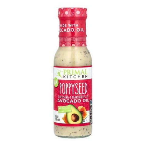 Primal Kitchen, Avocado Oil Poppyseed Dressing And Marinade, 8 Oz (Case Of 6)