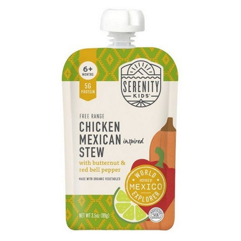 Serenity Kids, Chicken Mexican Inspired Stew, 3.5 Oz (Case Of 6)