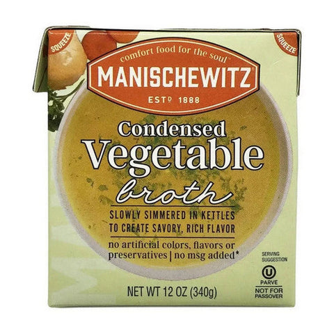 Manischewitz, Condensed Vegetable Broth, 12 Oz (Case Of 12) Manischewitz