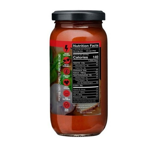 Sturdy Sauce, Protein Marinara Sauce, 16 Oz (Case Of 4)