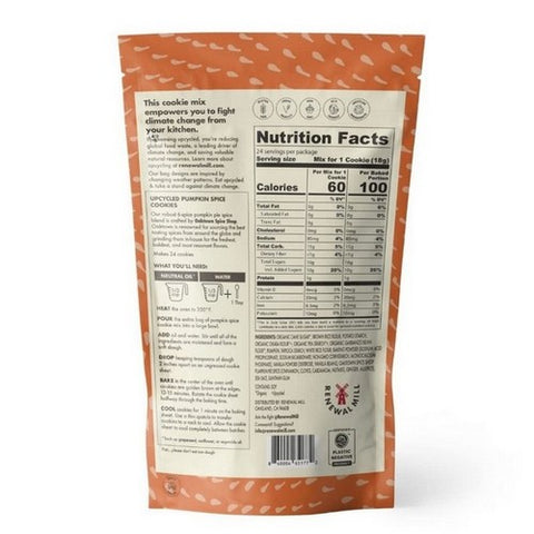 Renewal Mill, Pumpkn Spice Cookie Mix, 15.1 Oz (Case Of 6)