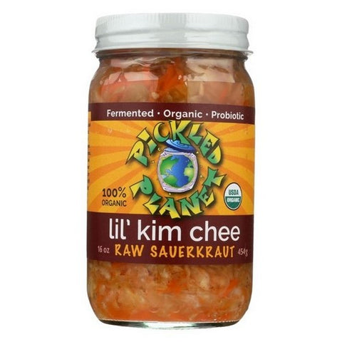 Pickled Planet, Lil Kim Chee Raw Sauerkraut, 16 Oz (Case Of 6)