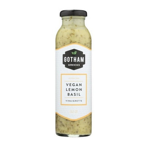 Gotham Greens, Local Vegan Lemon Basil Dressing, 10 Oz (Case Of 6)