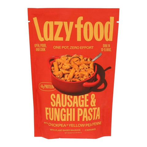 Lazy Food, Pasta Sausage And Funghi Plant Based, 6.4 Oz (Case Of 12)