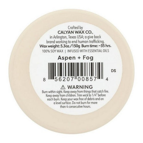 Laurel Foods, Aspen Plus Fog Soy Candle, 5.3 Oz (Case Of 6)
