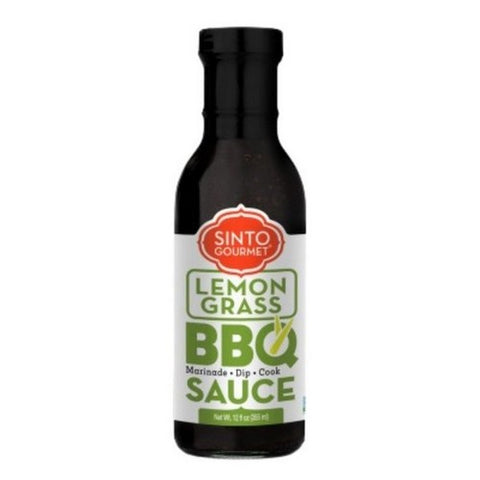 Sinto Gourmet, Lemongrass BBQ Sauce, 12 Oz (Case Of 6)