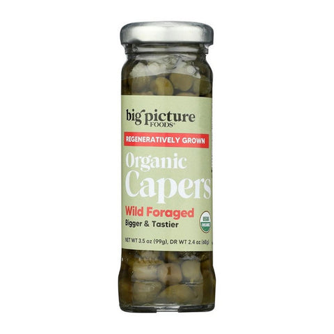 Big Picture Foods, Wild Foraged Capers, 3.5 Oz (Case Of 12)