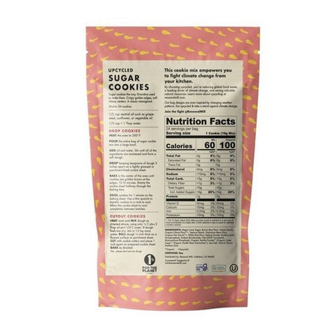 Renewal Mill, Upcycled Sugar Cookie Mix, 15 Oz (Case Of 6)